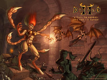 Diablo - e, fantasy, game, diablo