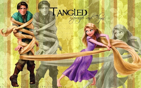 Tangled - movie, rapunzel, hair, comedy