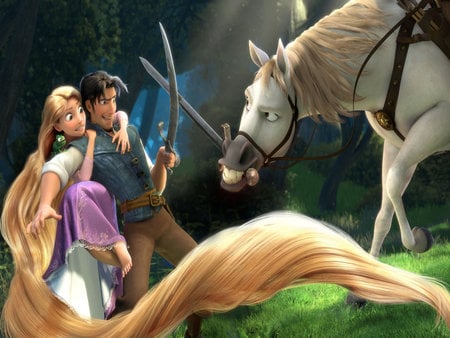 Tangled - movie, rapunzel, comedy, hair