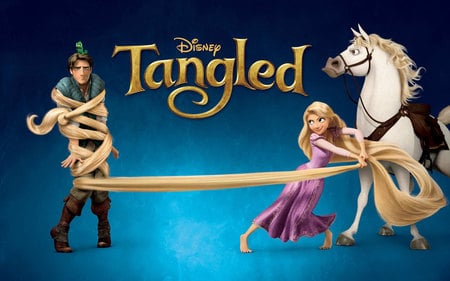 Tangled - movie, rapunzel, hair, comedy