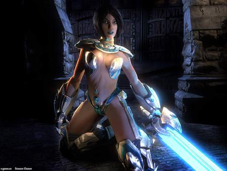 Fond Ecran Jeux - hd, the liandri conflict, female, unreal championship, video game, fantasy