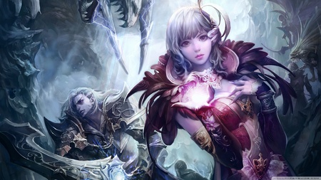 Aion - elf, fantasy, anime, female, hd, video game, aion