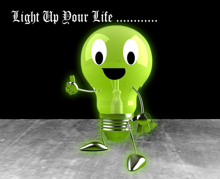 Light up your life in just a single moment - happiness, moments, green, lights, bulbs, life