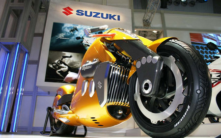 Suzuki - speed, motorcycles, suzuki, yellow