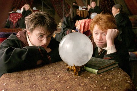 Harry and Ron - crystal, ron, harry, potter, ball, weasly