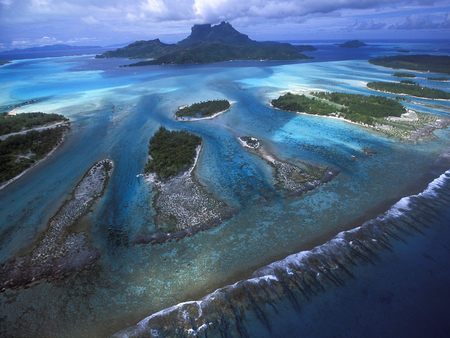 Bora Bora Lagoon - polynesia, french, ocean, bora bora, island, lagoon