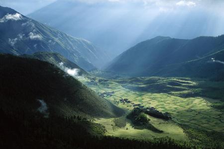 landscape - nature, sky, landscape, light, mountains, asia