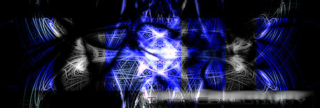 Chaos in Black and Blue - abstract, black, chaos, blue