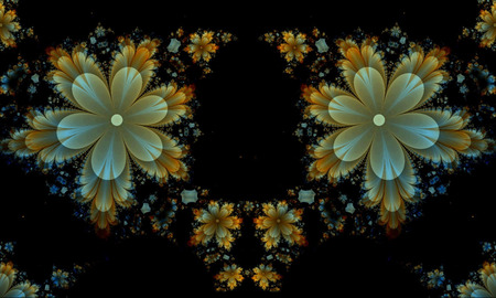 Planar B - art, abstract, 3d, flowers, textures