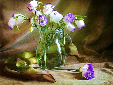 Still life - bouquet, vase, flower, still life