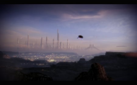 Bekenstein Skyline - mass effect, skyline, mass effect 2, kasumi