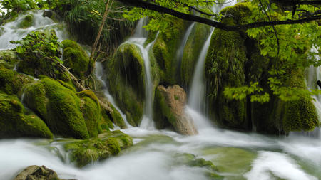 Plitvice lakes - waterfalls, lakes, plitvice, croatia