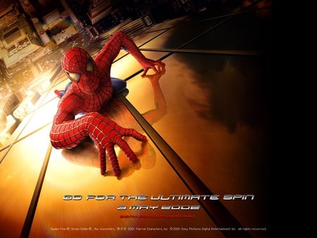 Spiderman - movie, spiderman, web, marvel