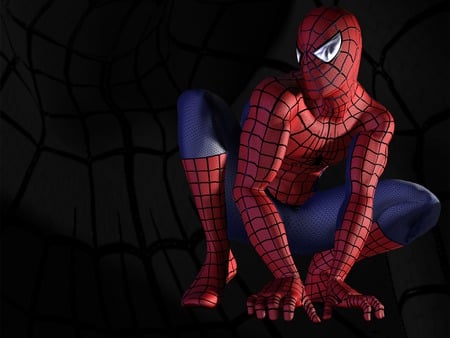 Spiderman - movie, spiderman, web, marvel