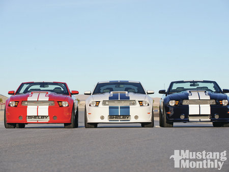 2012 Shelbys - white, red, fords, blue