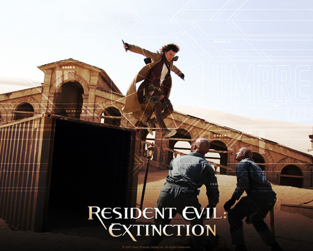 Extinction - movie, evil, resident, extinction