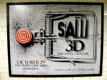 Saw 3D - saw, jigsaw, movie, 3d