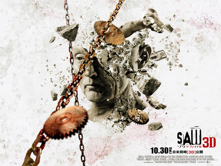 Saw 3D - movie, 3d, jigsaw, saw