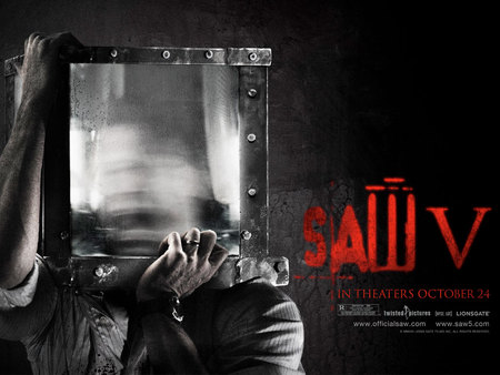 Saw 5 - saw, jigsaw, movie, pighead