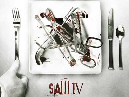 Saw 4 - saw, jigsaw, movie, pighead