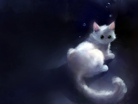 Fantasy cat - animal, kitten, cat, sweet, feline