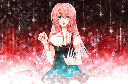 Megurine Luka - idol, anime girl, vocaloid, beautiful, hot, singer, beauty, long hair, megurine luka, cute, vocaloids, pink hair, sexy