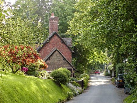 country road - england, home, road, country