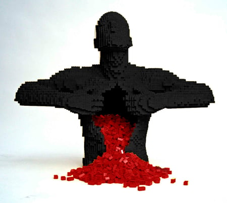 Inside Me - red, 3d, man, inside