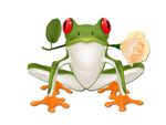 Frog with Rose