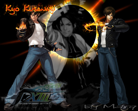 Kyo Kusanagi - xiii, kof, king, kyo, fire, kusanagi, man, fighters