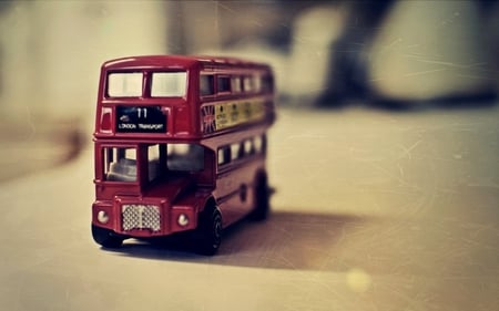 Reminder of London - england, toys, macro, london, souvenir, double-decker, bus