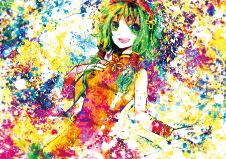 Megpoid Gumi - megpoid, colors, gumi, vocaloid