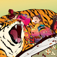 Sleepy tiger