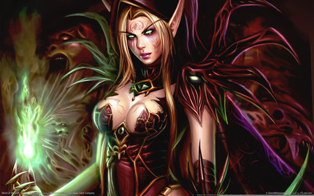 World of Warcraft: Elf - fantasy, video game, world of warcraft, elf, hd