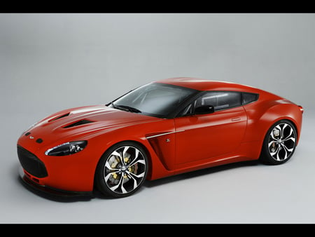 Aston Martin V12 Zagato - martin, zagato, aston, red, 2011, v12