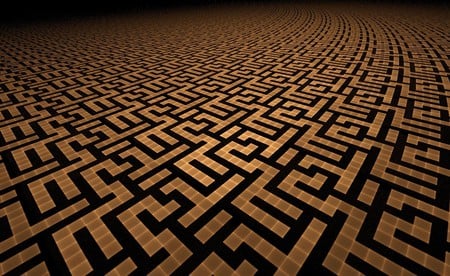 Maze - 3d, cgi, abstract, art