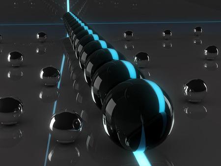 Orbs - abstract, 3d, cgi, art