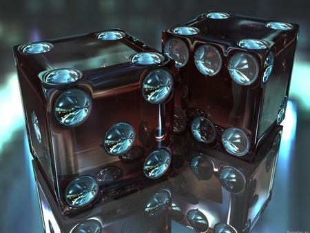 Dice - 3d, cgi, abstract, art