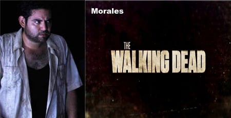 THE WALKING DEAD Morles - black, morales, the walking dead, brown