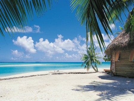 Vacation Getaway - hut, beach, maldives, beautiful