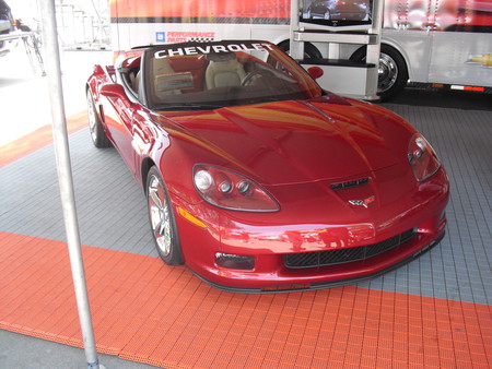 CHEVY CORVETTE - cars, autos, hot, vette, kool, cool, chevrolet, outside, corvette, fast, convertible, car, red, show, auto, chevy