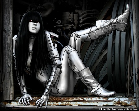 Metal - woman, metal, fantasy, female