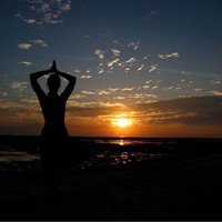 Maria-with-her-yoga-pose-at-Sunset-Point-Gili-Trawangan