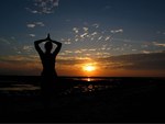 Maria-with-her-yoga-pose-at-Sunset-Point-Gili-Trawangan