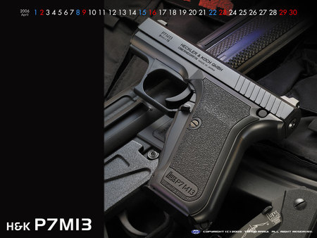 HK-P7M13-9MM - 9mm, hk, pistol, handgun