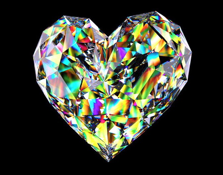 Loves sparkle - heart, light, colors, black, sparkle