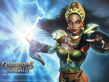 Champions - game, female, fantasy, champions