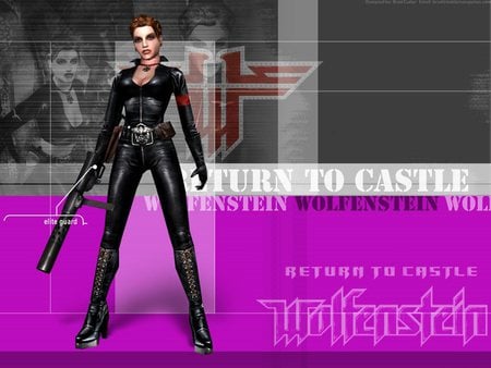 Wolfenstein - wolfenstein, game, female, fantasy