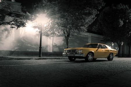 Torino - torino, ford, yellow, car