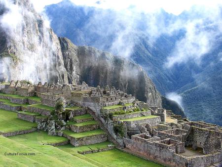 Machu Picchu - clouds, ancient, amazing, lost city, beutifull, mountains